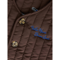 NAME IT Quilted Vest Leon Chocolate Brown